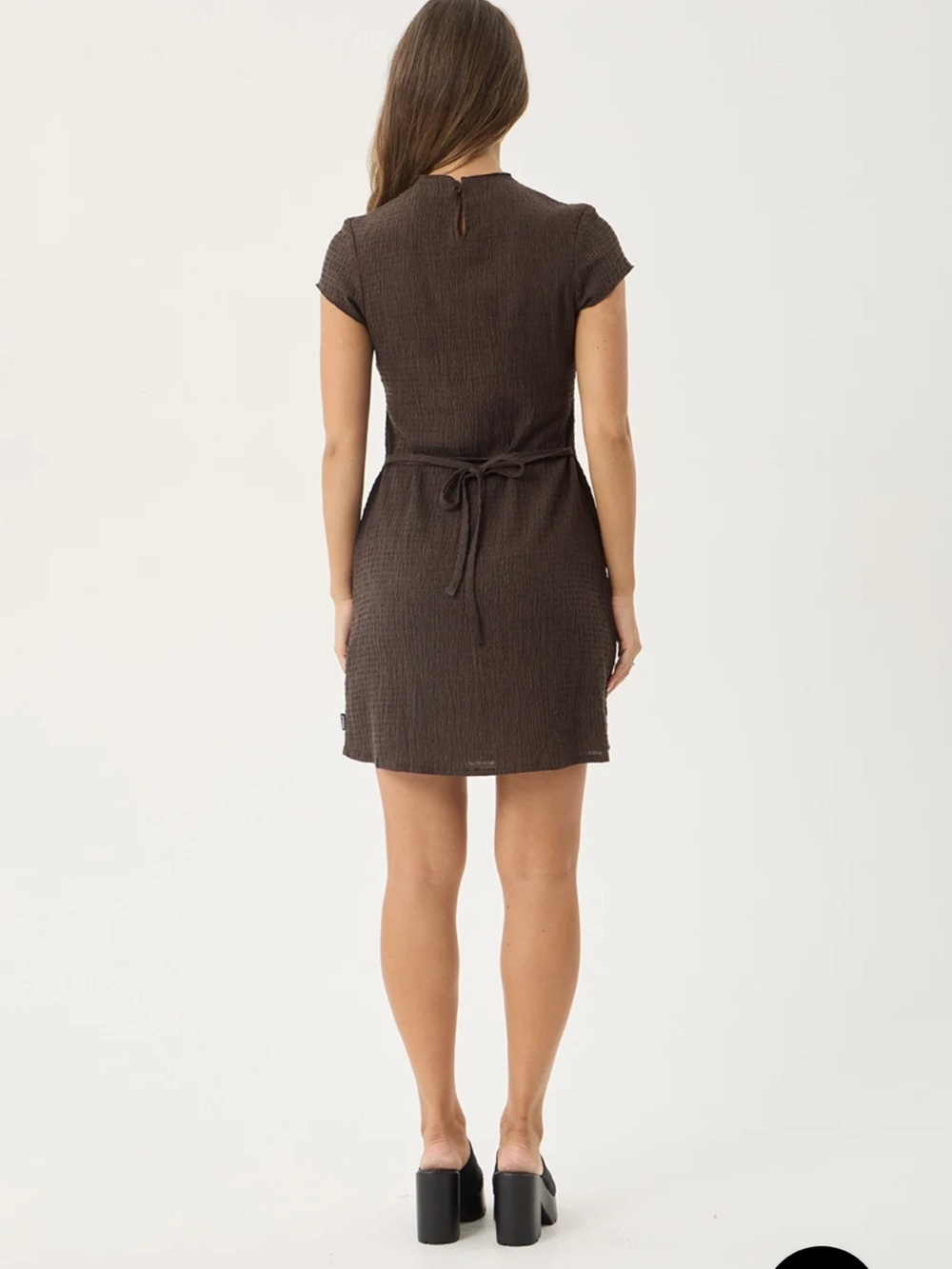 Afends Brown Mini Skirt Dress - Picture 8 of 11